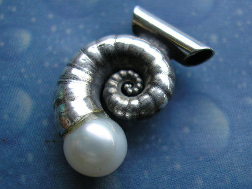 Posthorn Silber Schmuck Meer Ozean Taucher