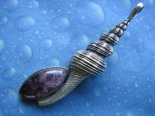 Taucherschmuck Anhänger Silber Edelstein