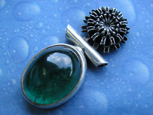 Blumen Blüten Flora Schmuck Silber Turmalin