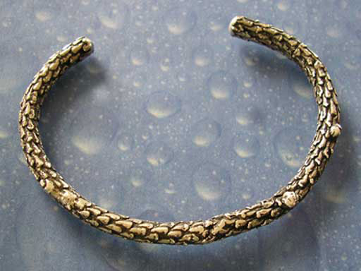 Armband Armreif für Blumenkinder Silber