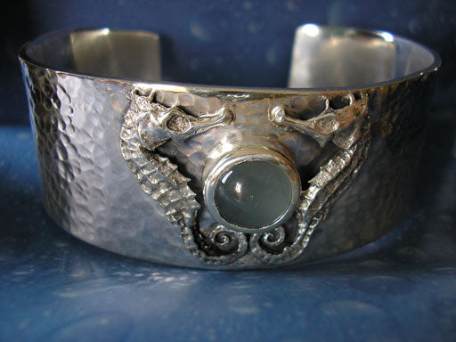 Seepferdchen Silber Schmuck Armreif Küstenschmuck