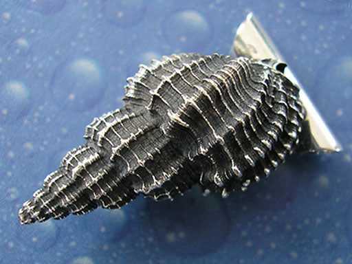Maritimer Schmuck Anhänger Dornen Schnecke geschwärzt