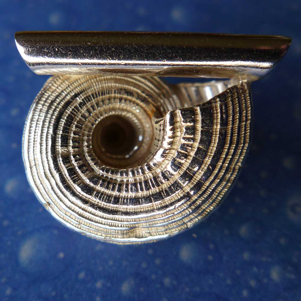 Meeresmotiive Schmuck Anhänger Silber Rückseite