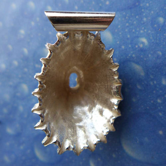 Kette Meeresmotive Silber Anhänger Rückseite