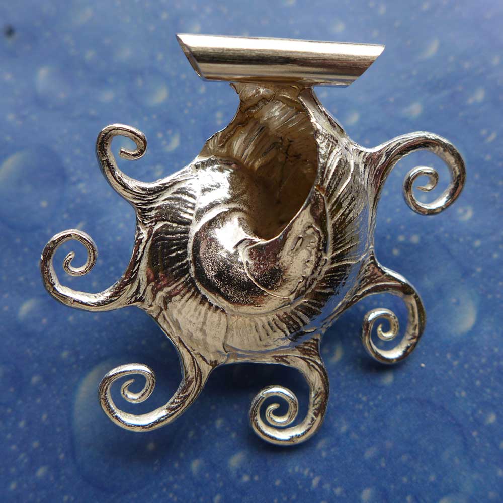 Herz schlägt für´s Meer Anhänger Kette Silber