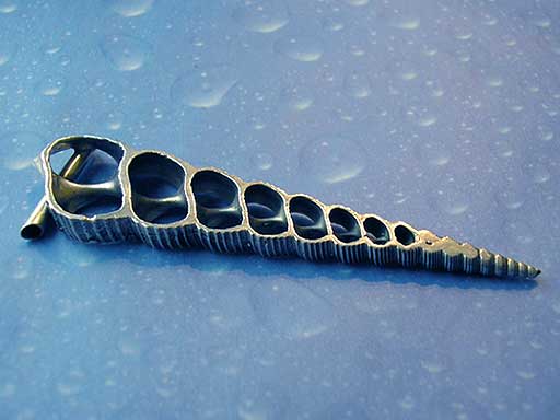 Turm Schnecken Anhänger Silber