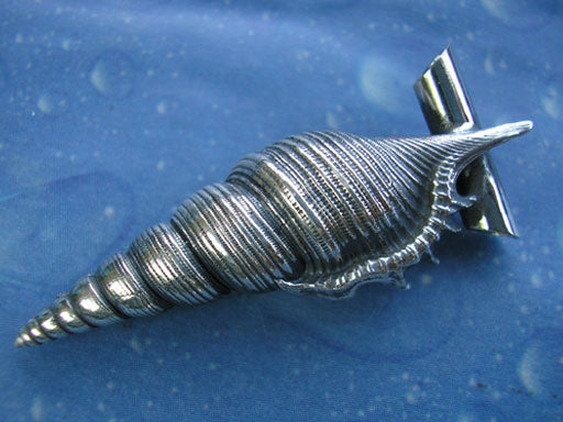 Inselschmuck Anhänger Silber Tibia geschwärzt