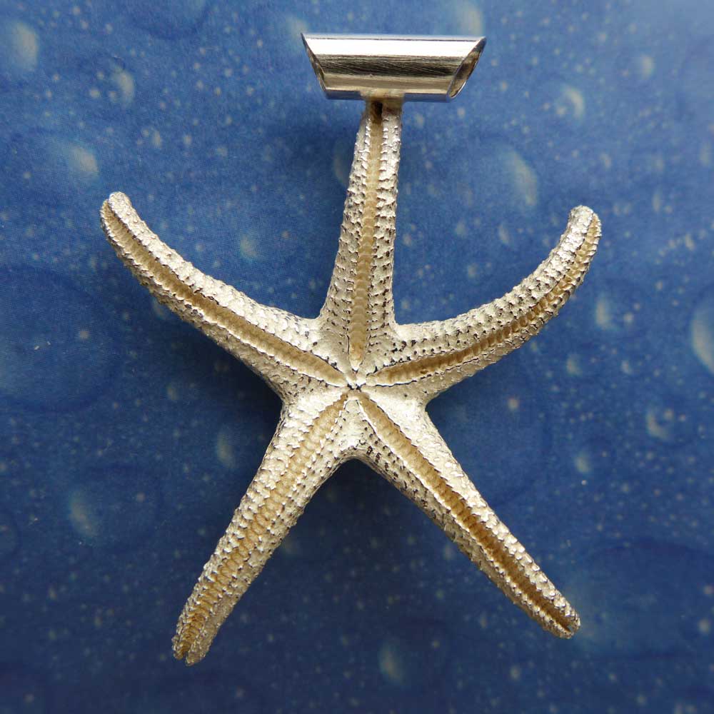 Schmuck Design Seestern Anhänger Rückseite
