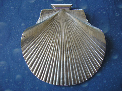 Pilger Jakobs Muschel Anhänger Silber