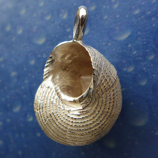 Schmuck Kreisel Schnecke Anhänger Rückseite