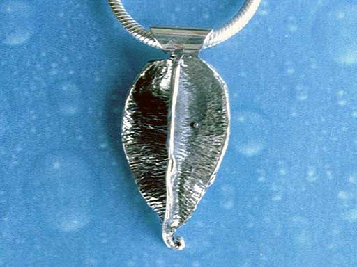 Flora Schmuck Samen Anhänger Mexiko geschwärzt