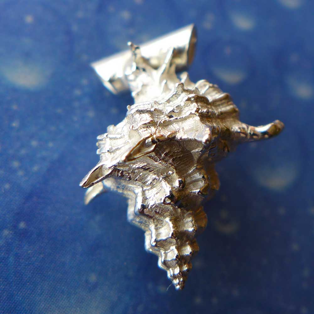 Meeresbrise Anhänger Kette Silber