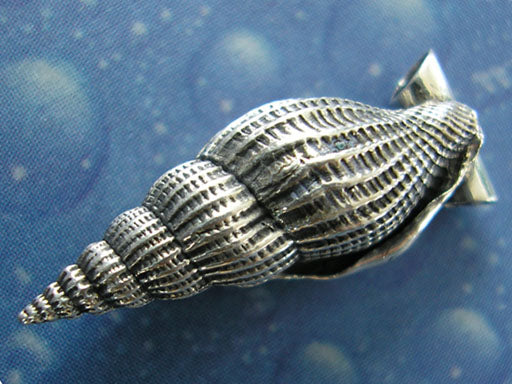 Schnabelschnecke Anhänger Silber