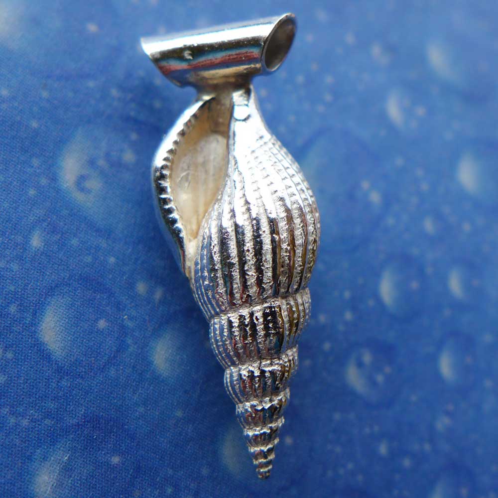 Silber Schmuck Schnecke Rückseite