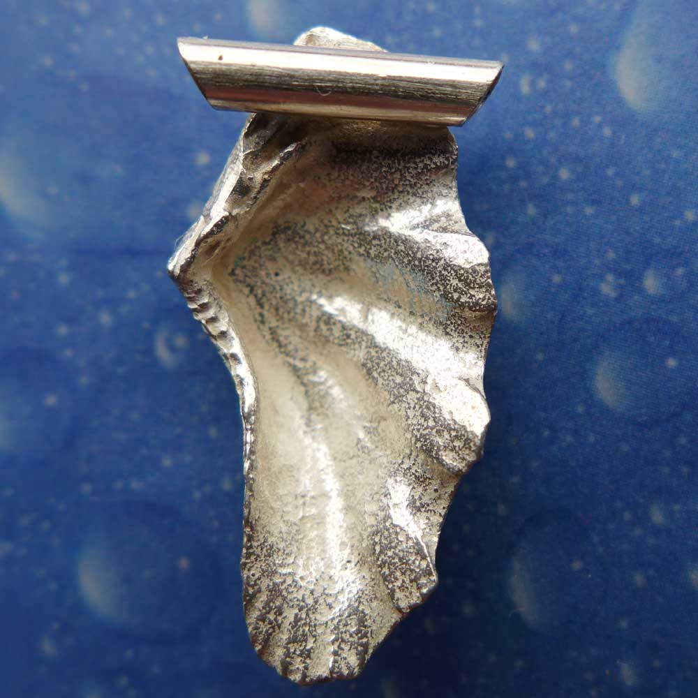 Muschel Ketten Anhänger Silber