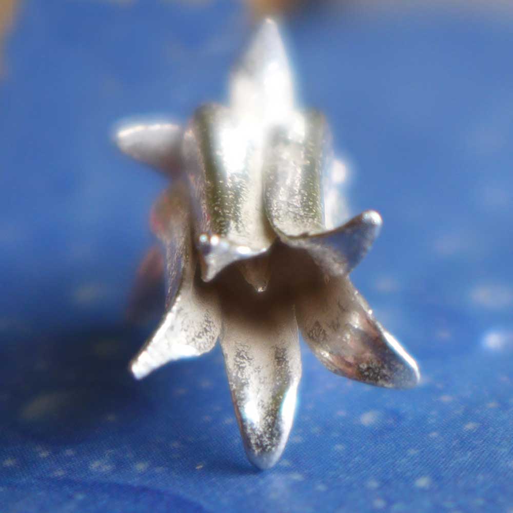 Blüte Schmuck Hauswurz Anhänger Silber