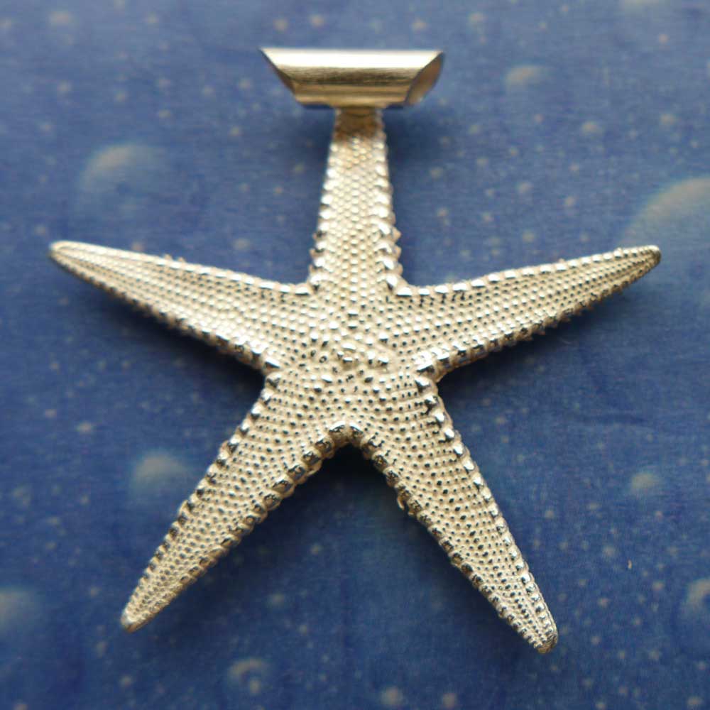 Maritimschmuck Seestern Anhänger Rückseite
