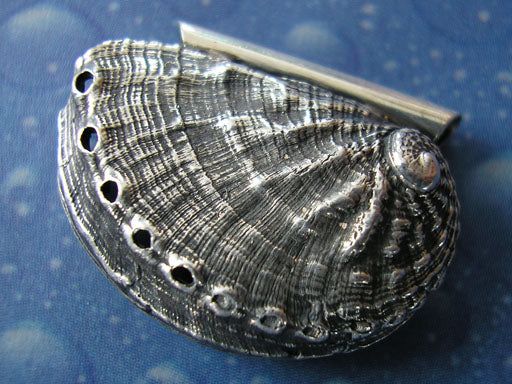 Schmuck Meerohr Anhänger Kette Silber