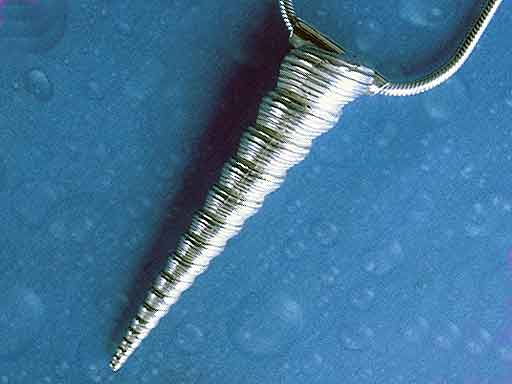 Turmschnecke Schmuck Anhänger