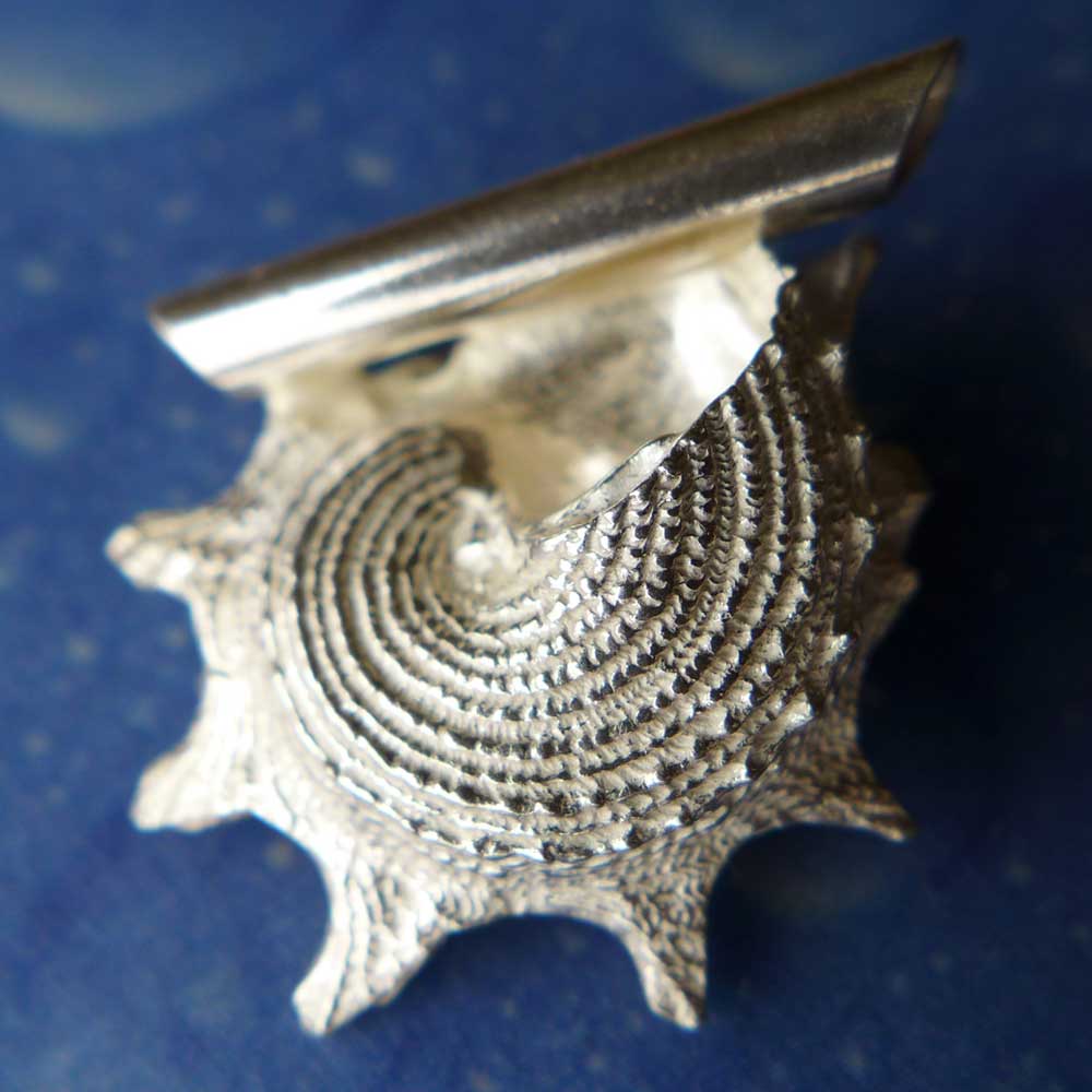 Meeres Design Anhänger Sonnen Schnecke Rückseite