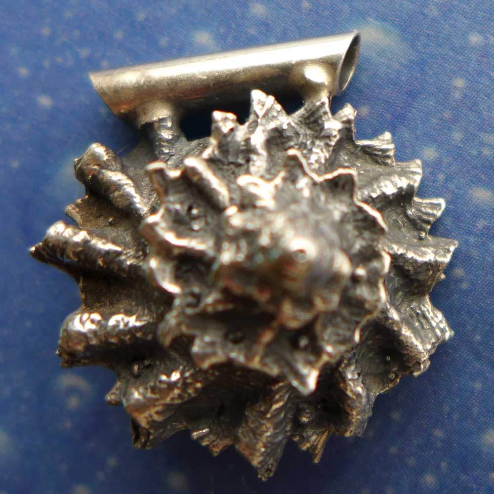 Sonnen Schnecke Anhänger in Silber