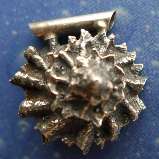 Sonnen Schnecke Anhänger in Silber