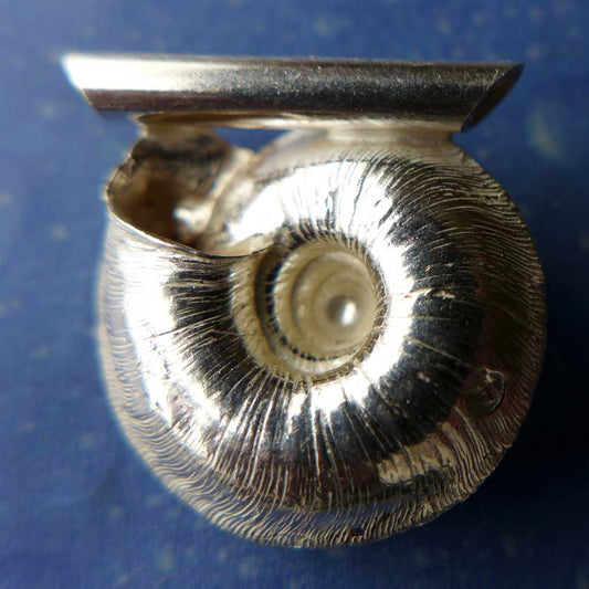 Schneckendesign Schmuck Sonnenuhr Kette Rückseite