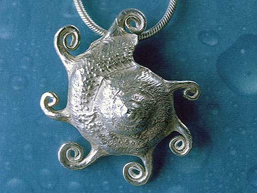 Schnecke Schmuck Anhänger Silber