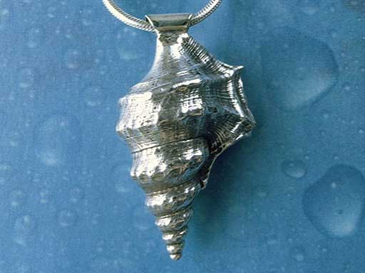 Meer Schmuck Silber Anhänger Pelikanfuß