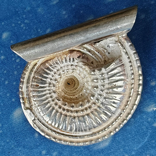 Sonnenuhr Kettenanhänger Silber