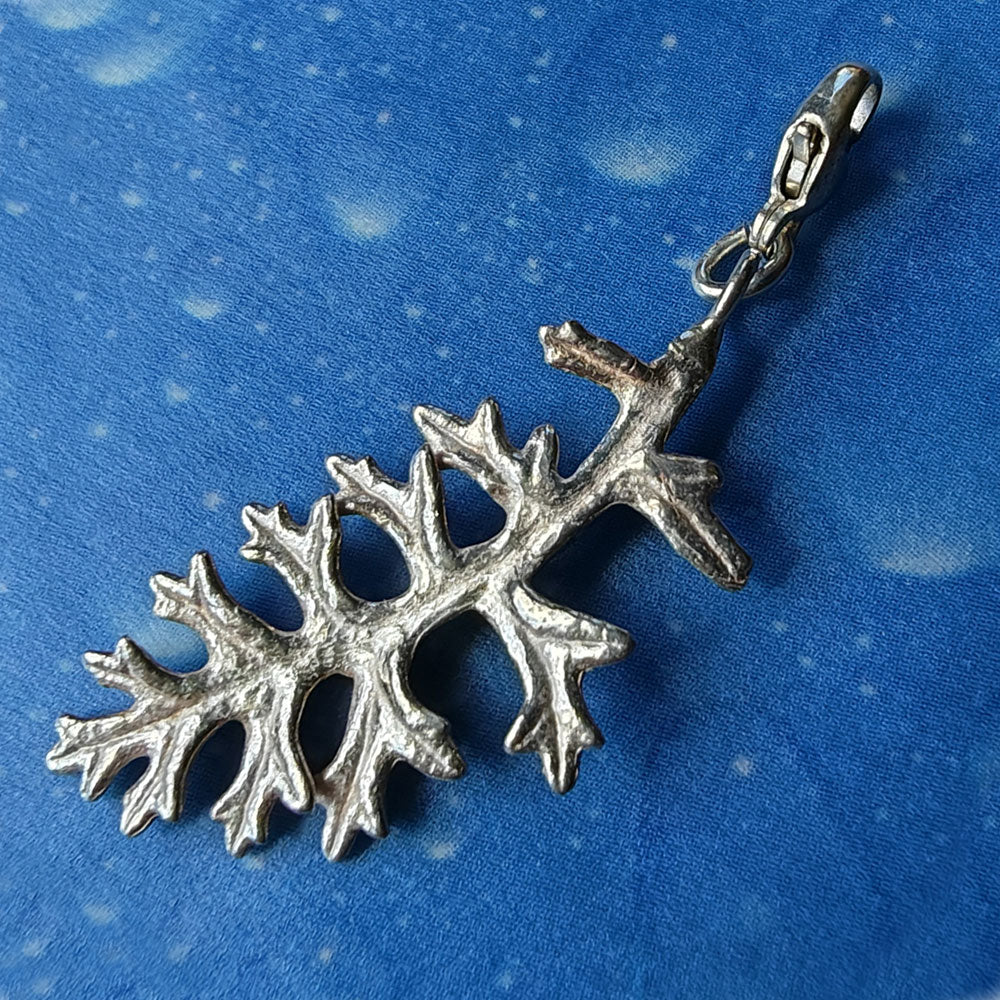 Filigraner Schmuck Silber Blatt