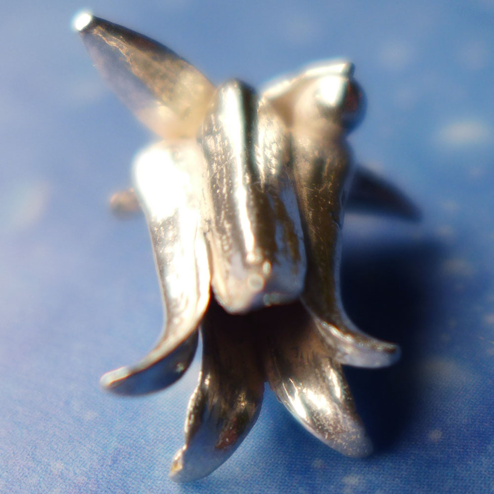 Blüte Charms Anhänger Sterling Silber