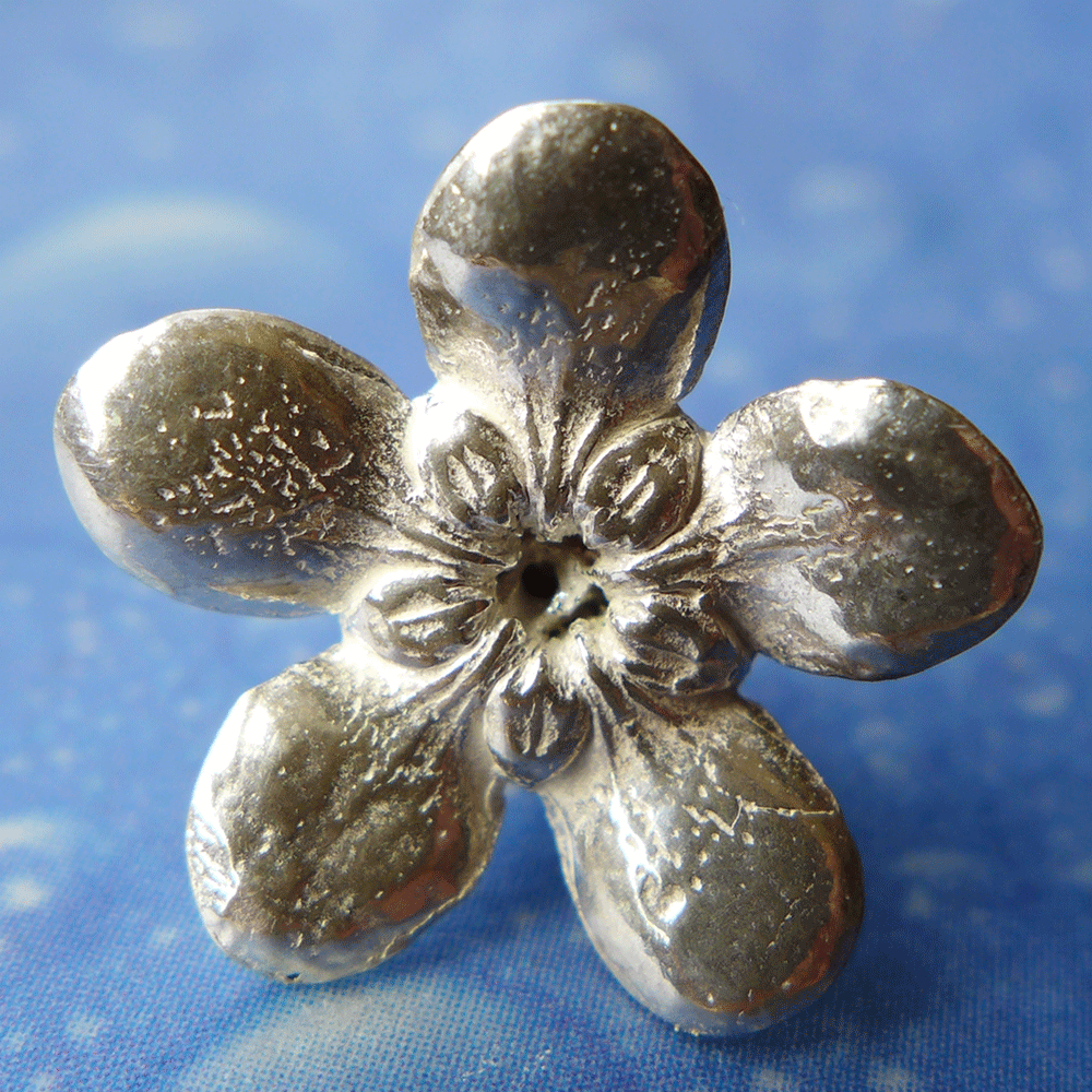 Blütenschmuck Jasmin Ohrringe Silber