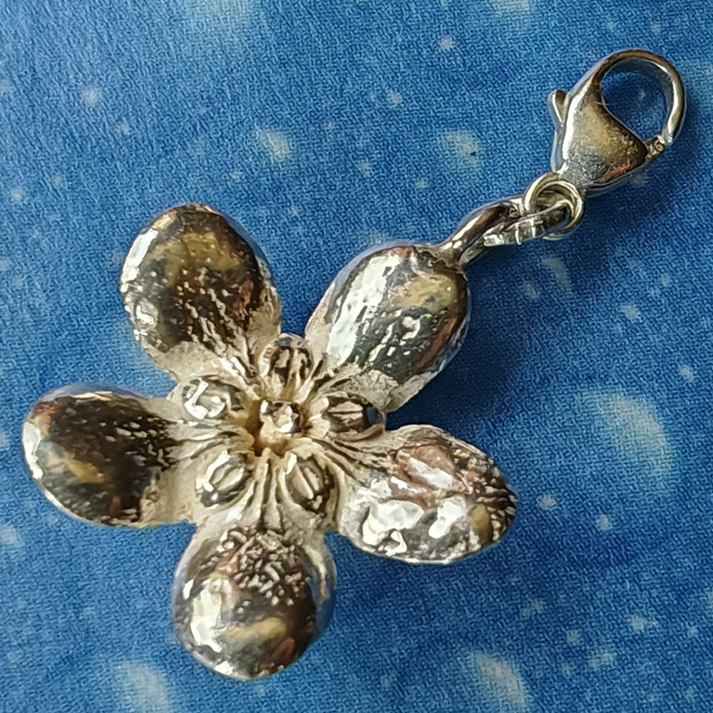 Blumen Kollektion Silberanhänger Schmuck