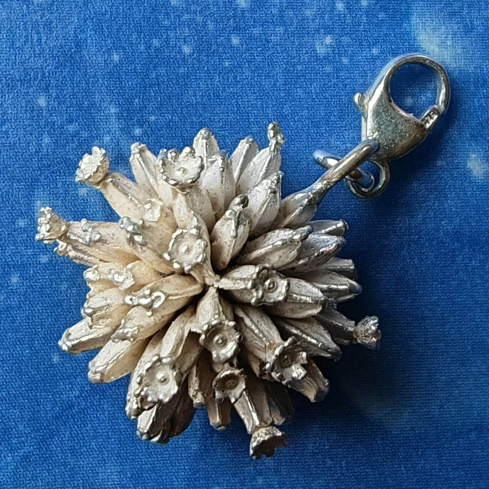 Blume Anhänger Silberschmuck Charms