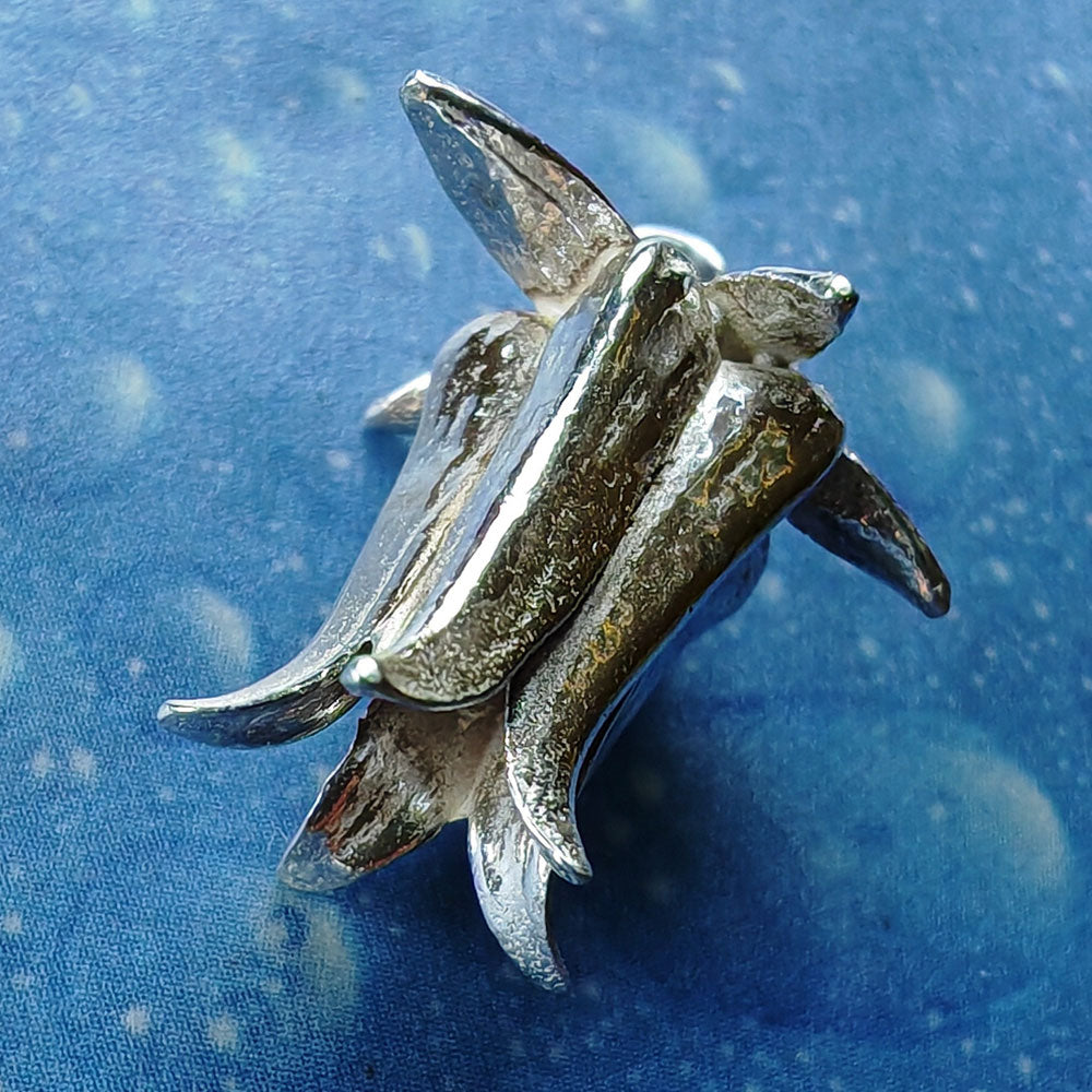 Silber Anhänger Blume Blüte floral