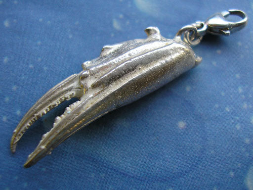 Charms Anhänger Silber Krebsschere