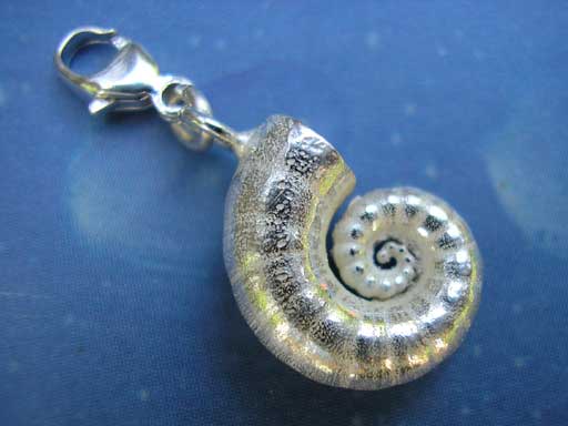 Meeresmotive Charms Schnecke Posthorn