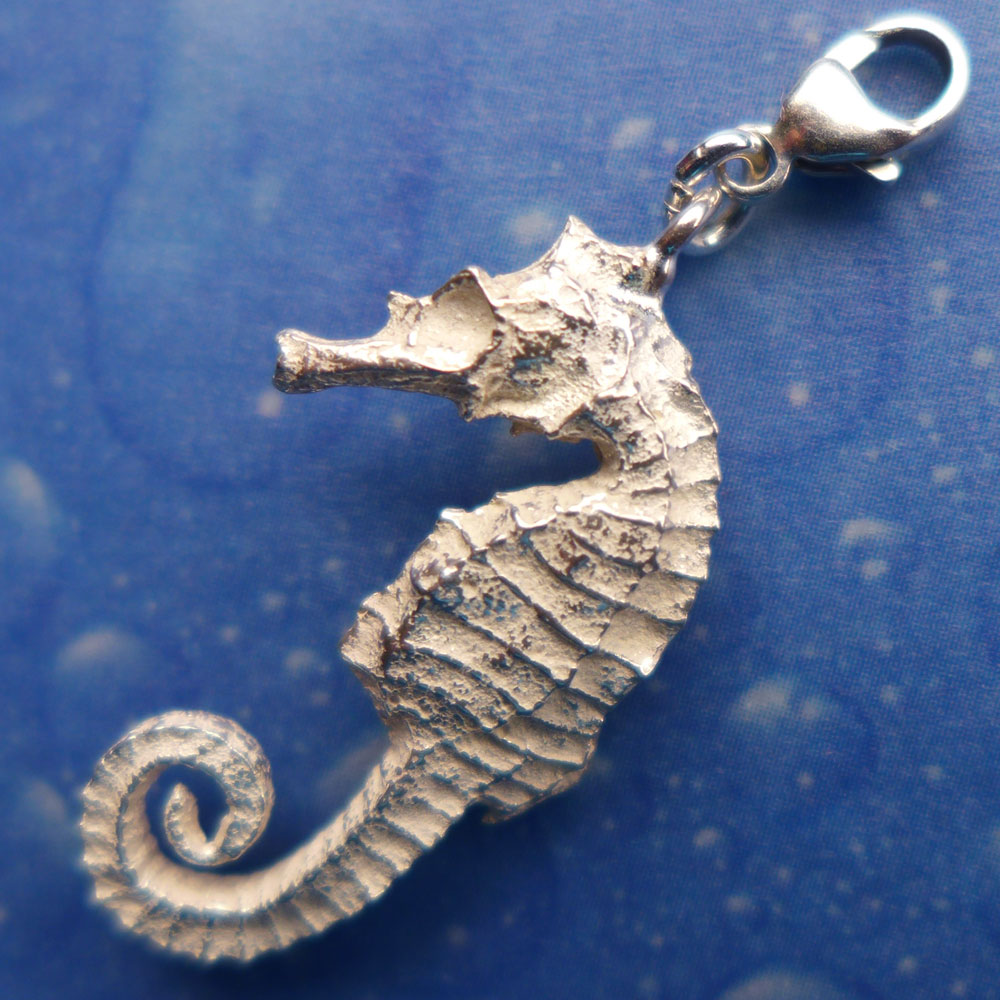 Seepferdchen Silber Charms Anhänger