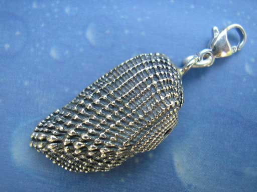 Kahnmuschel Arche medium Charms mit Karabiner