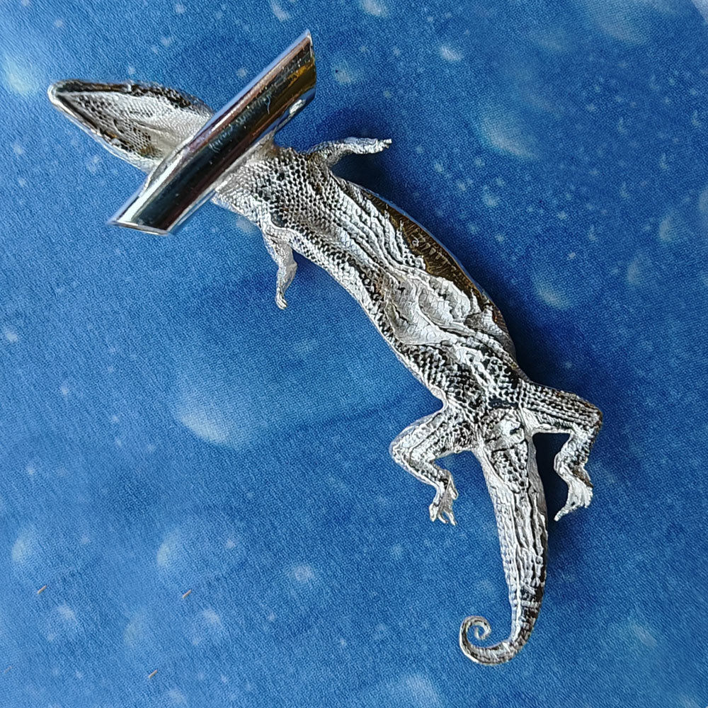 Eidechsen Echsen Schmuck Anhänger Kette