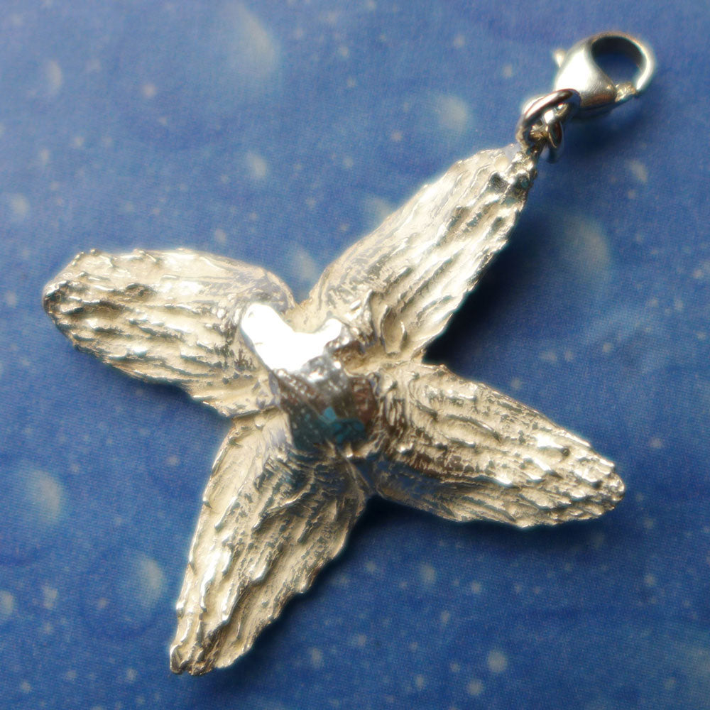 Floraler Schmuck Silber Handarbeit