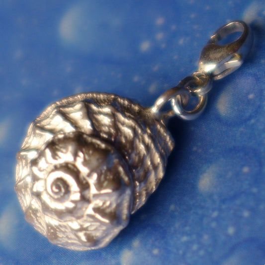 Schneckenhaus in Silber Charms Anhänger