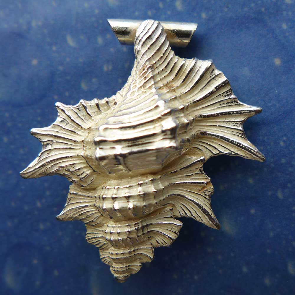 Inselschmuck Anhänger Silber Ahornblatt