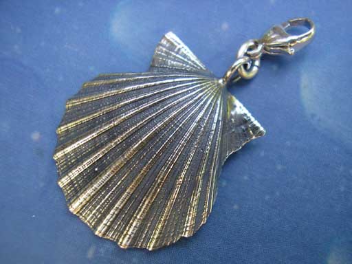 Jakobsweg Anhänger Charms Pilgermuschel s n