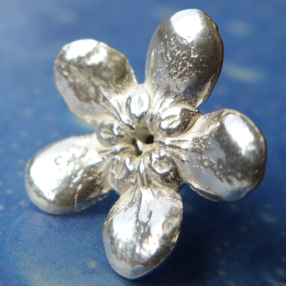 Blütenschmuck Jasmin Ohrstecker Silber