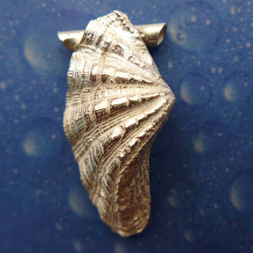 Muschel Anhänger Mördermuschel Silber