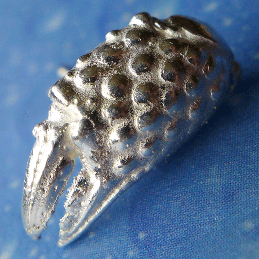Silber Krebs Ohrstecker Schere handgefertigter Schmuck