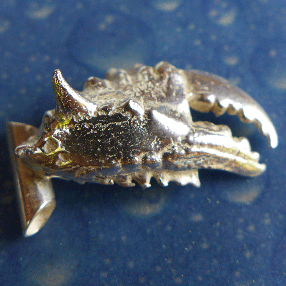 Anhänger Krebsschere Silber