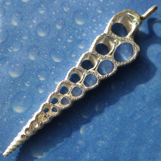 Maritimer Schmuck Anhänger Silber Turmschnecke
